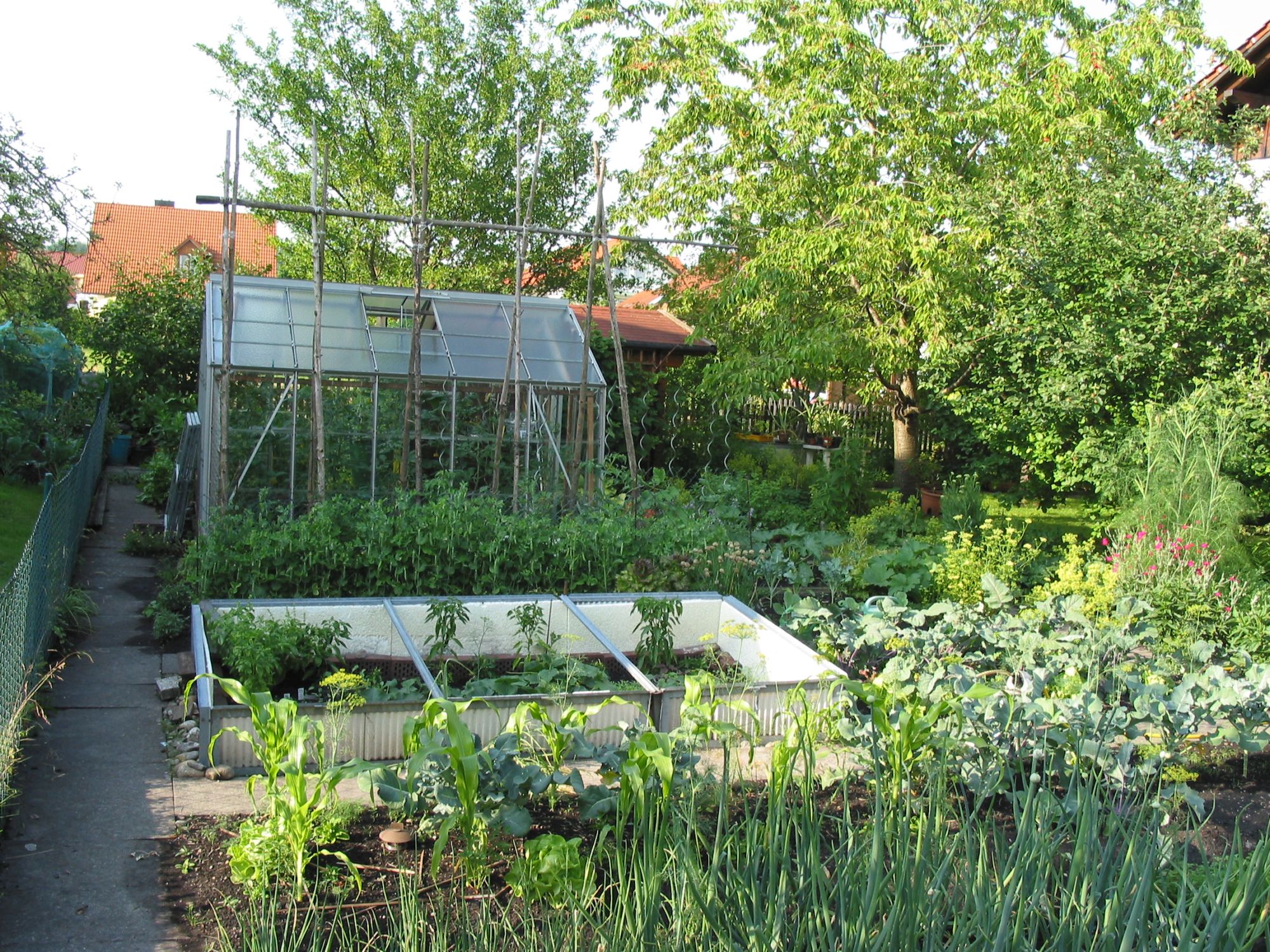 Wege im Gemüsegarten Hausgarten net