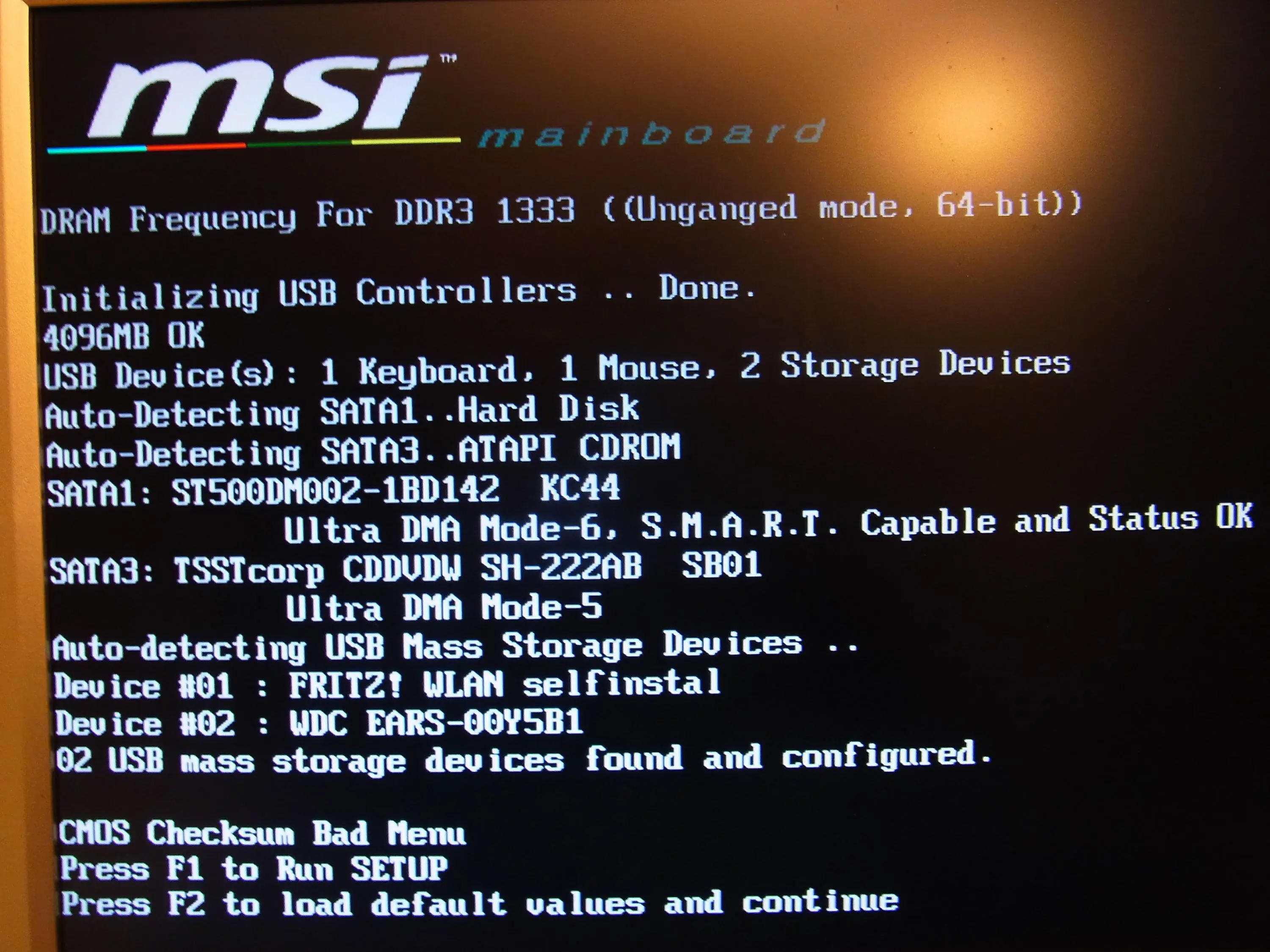 Mein Rechner piept 2 x beim Hochfahren Hilfe