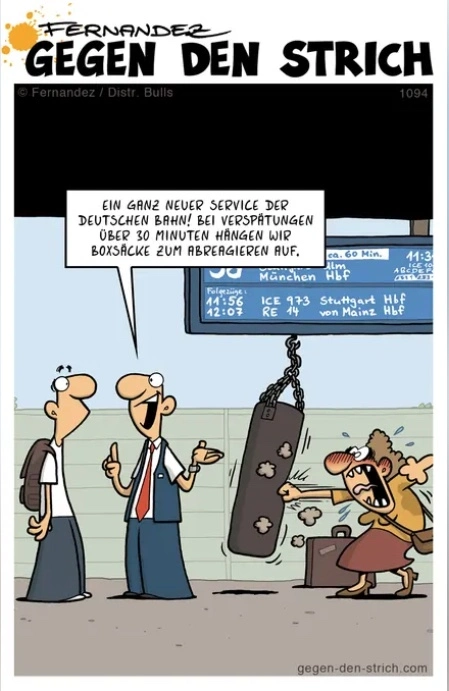 Deutsche Bahn*Verspätung*Boxsack*Humor.webp