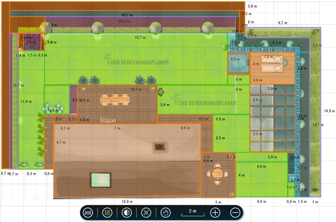 Planung Gartenbewässerung