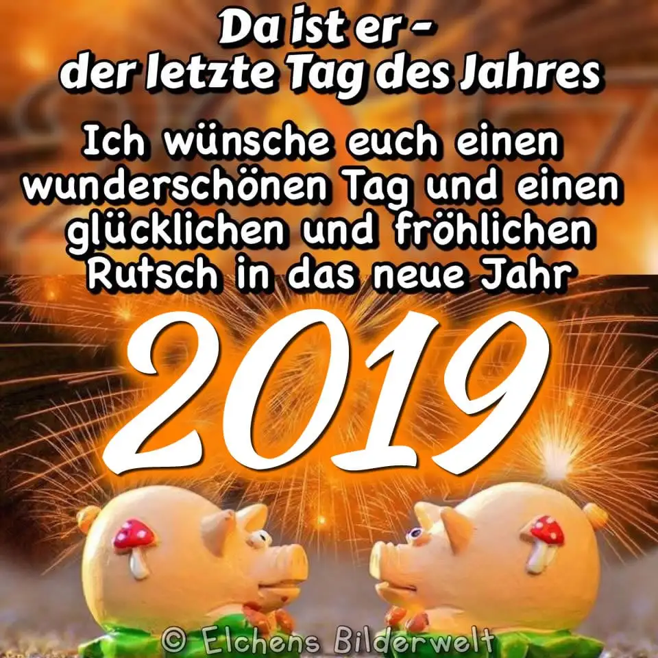 Glückwünsche und Wünsche zum Jahr 2019