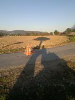 Fini schon wieder Feuerwehrübung ... Fini auf der Wartebank ....webp