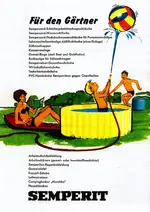 Werbeinserat der Fa.Semperit für Gartenschläuche.webp