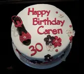 Torte Geburstag Caren mit Schuh1.jpeg