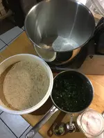 Brennesselbrot Roggensauerteig und Zutaten.JPG
